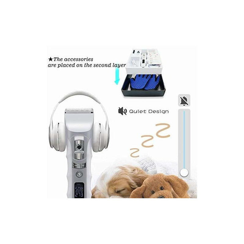 Maquina Cortar Pelo Inalámbrica Perro Gatos Mascota Tgouy