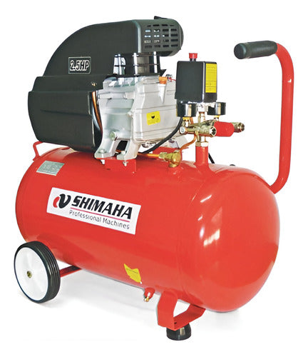 Compresor De Aire 50lt - 2.5 Hp Shimaha