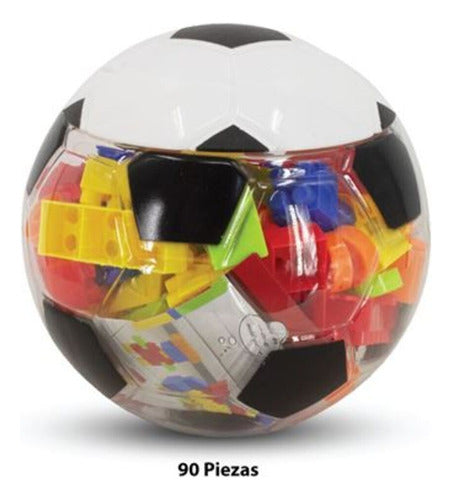 Bloques En Pelota De Futbol Juguete 90 Piezas