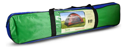 Carpa Igloo 3 Personas 1.5 X 2 X 1.10m Lh-3981 Verde/azul