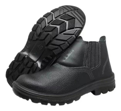 Botín Bota Flex Elástico Seguridad Proteccion Trabajo Shimah