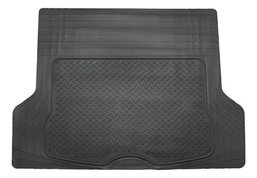 Alfombra Valija Baúl Universal Auto Camioneta Goma Negro