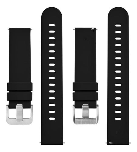 Malla Reloj Silicona Lw11 Hebilla Metalica