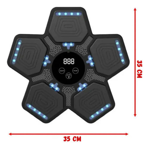 Maquina De Boxeo Musical Electronica Bluetooth Negro