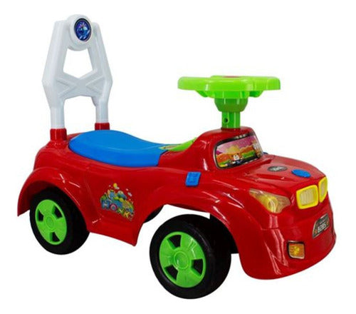 Buggy Clásico Infantil Con Luz, Sonido, Bocina Y Respaldo