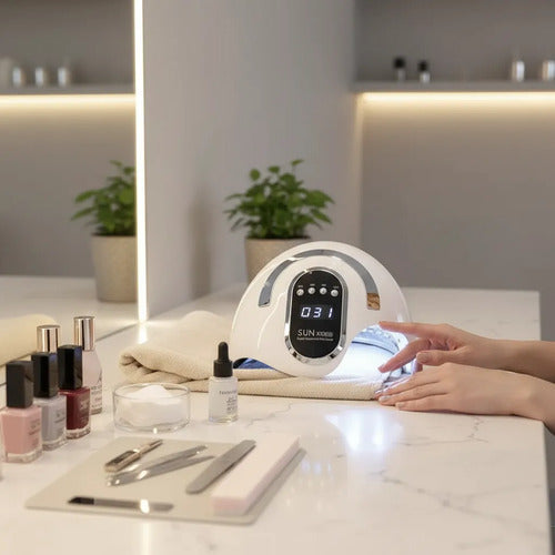 Lámpara Uv Led Secador Esmalte De Uñas Digital