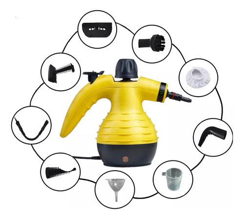 Limpiadora Vapor 6 En 1 Potente Eficiente Cocina Baño