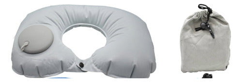 Almohada De Viaje Inflable 40x28cm