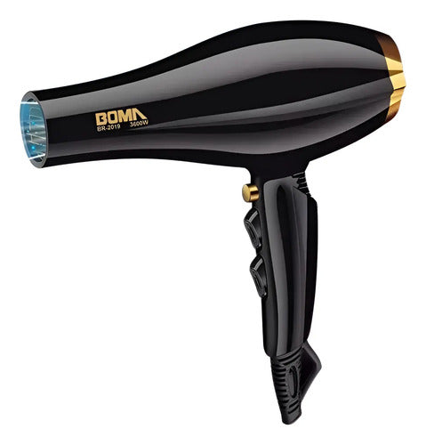 Secador Pelo Profesional 2200w Frio Calor 2 Velocidades Negro