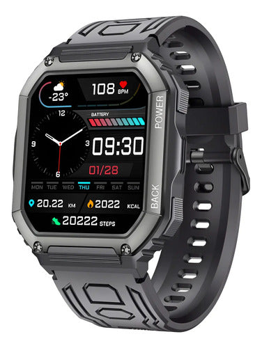 Relojes Inteligentes Smartwach Deporte 50 Sport Negro Deportivo Gris