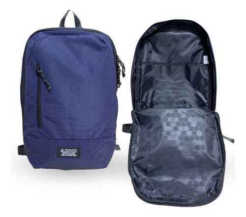 Mochila Impermeable Con Bolsillo Trasero 45x30x6cm