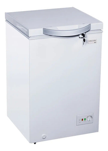 Freezer Horizontal Electrolux 100 Litros Efcc12c5hqw Blanco