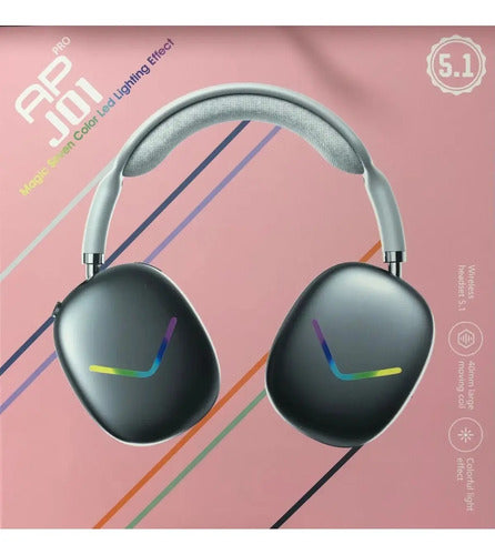 Auriculares Bluetooth Ergonómicos Ledrgb 5.1 Inalámbrico Pro Disponible