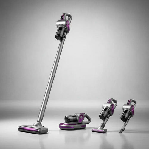 Aspiradora Inalambrica Portátil A Bateria 4 En 1 Usb 2 Vel Negro
