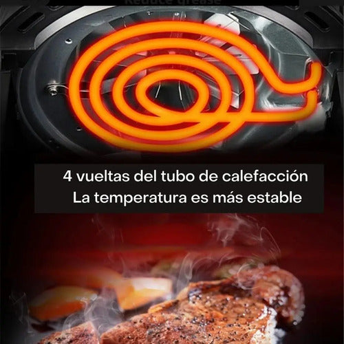Freidora Sin Aceite 6lts Horno Multifuncion Tlogia Alemana