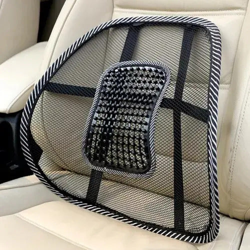 Soporte Lumbar Universal Para Espalda Coche Silla Oficina Negro