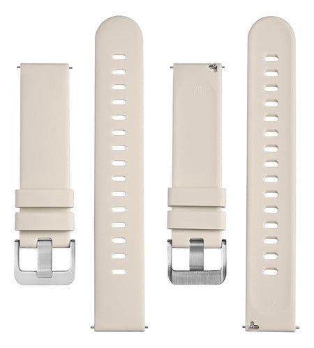 Malla Reloj Silicona Lw11 Hebilla Metalica