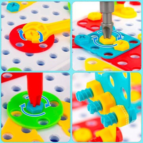 Puzzle Mosaico 3d Para Armar Con Herramientas