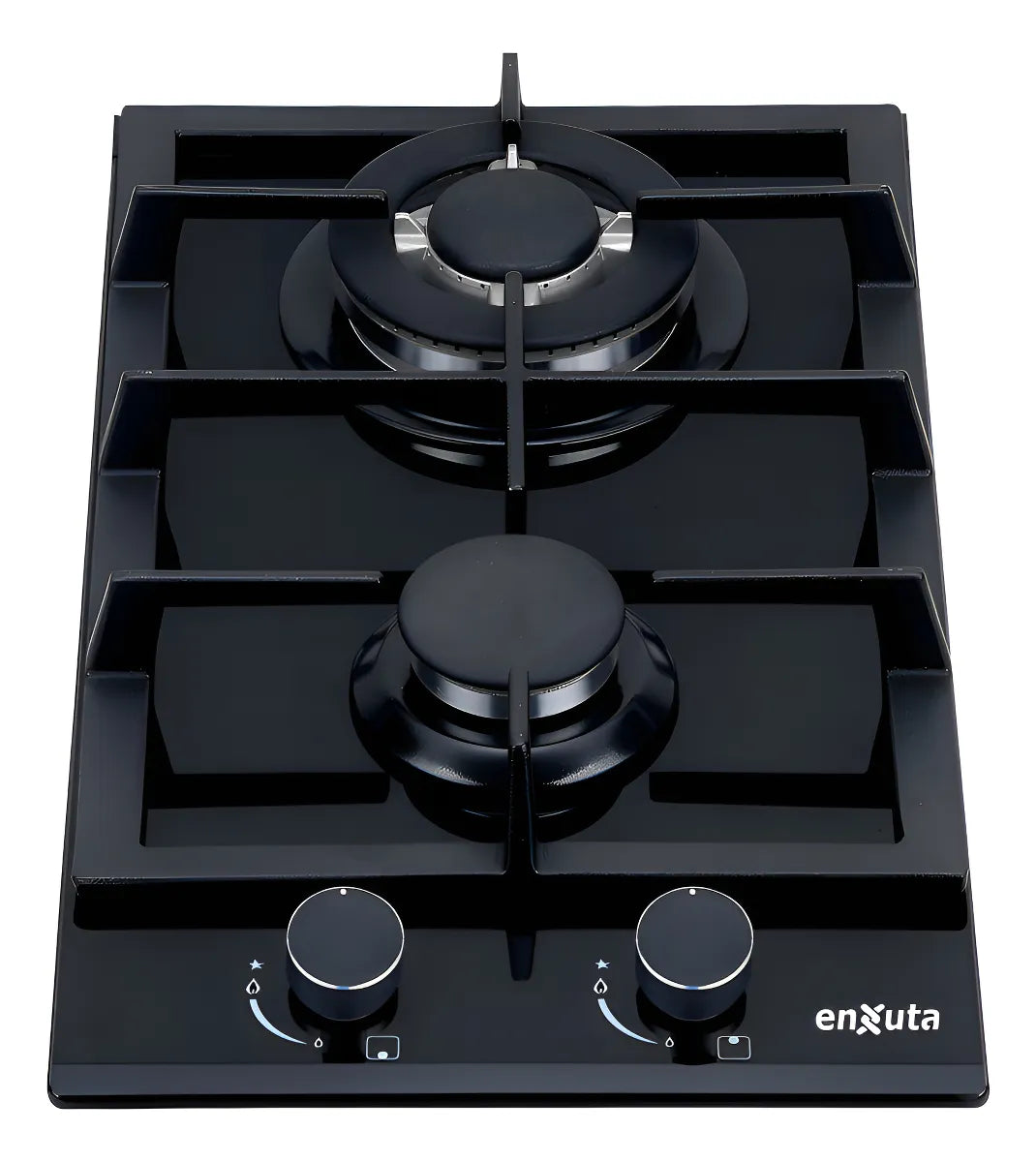 Anafe A Gas Vidrio Negro Aenxv3832ng Enxuta - Negro