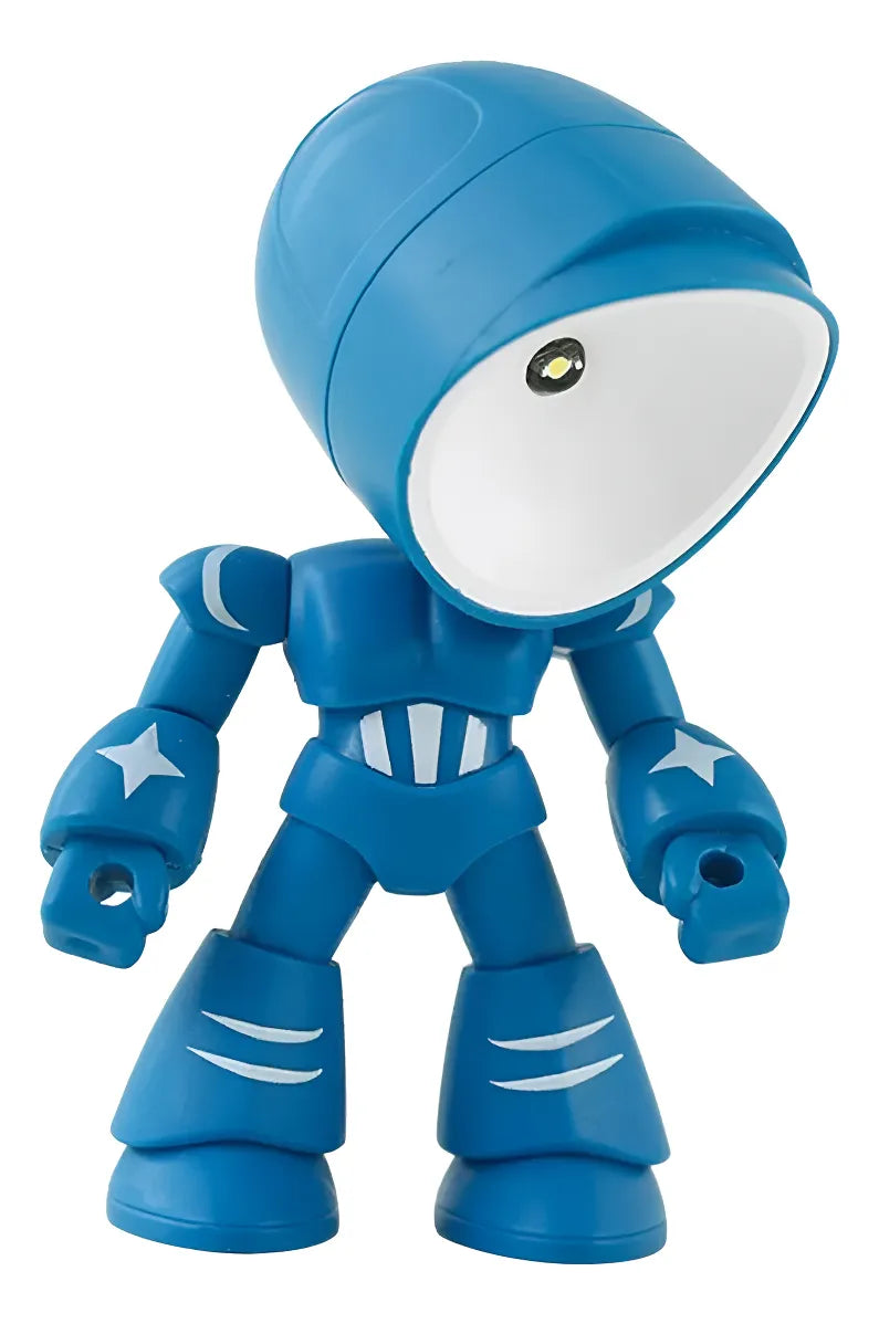 Lámpara Portátil Led Diseño Robot Veladora Escritorio