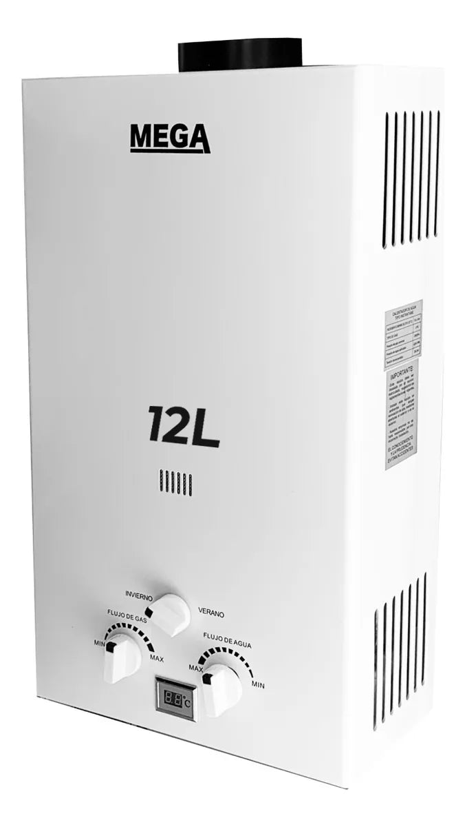 Calefon Calentador Instant neo 12 Litros Tiro Natural