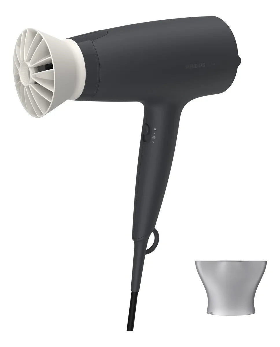 Secador De Pelo Philips3000 Series Bhd302/10 Gris 220v