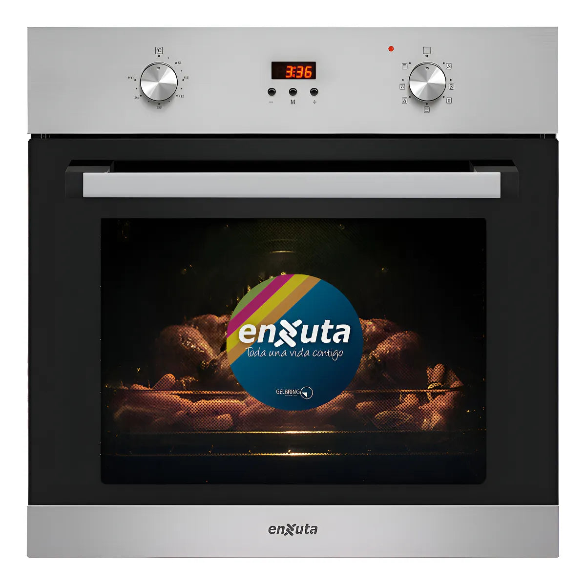 Horno De Empotrar Eléctrico Enxuta Heenxg5500dig Inox 70 Lts - Inox