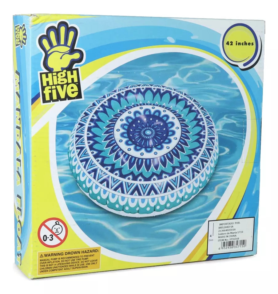 Inflable Diseño De Mandala Para Piscina 1 M Diametro