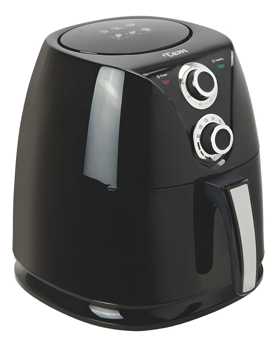Freidora Sin Aceite Airfryer Tem T1nfa05lb 200ºc 4.5 Lt Color Negro