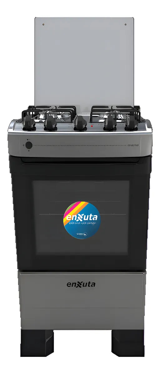 Cocina Supergas 4 Hornallas Titanio Con Termocupla Y Grill Gris