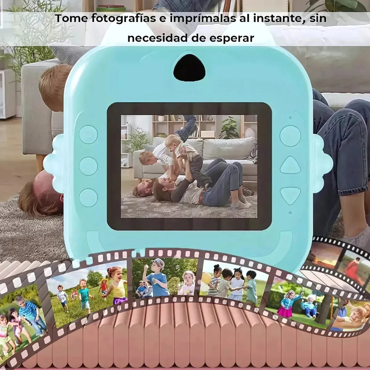 Cámara Fotos Infantil Impresión Instantánea Digital Video