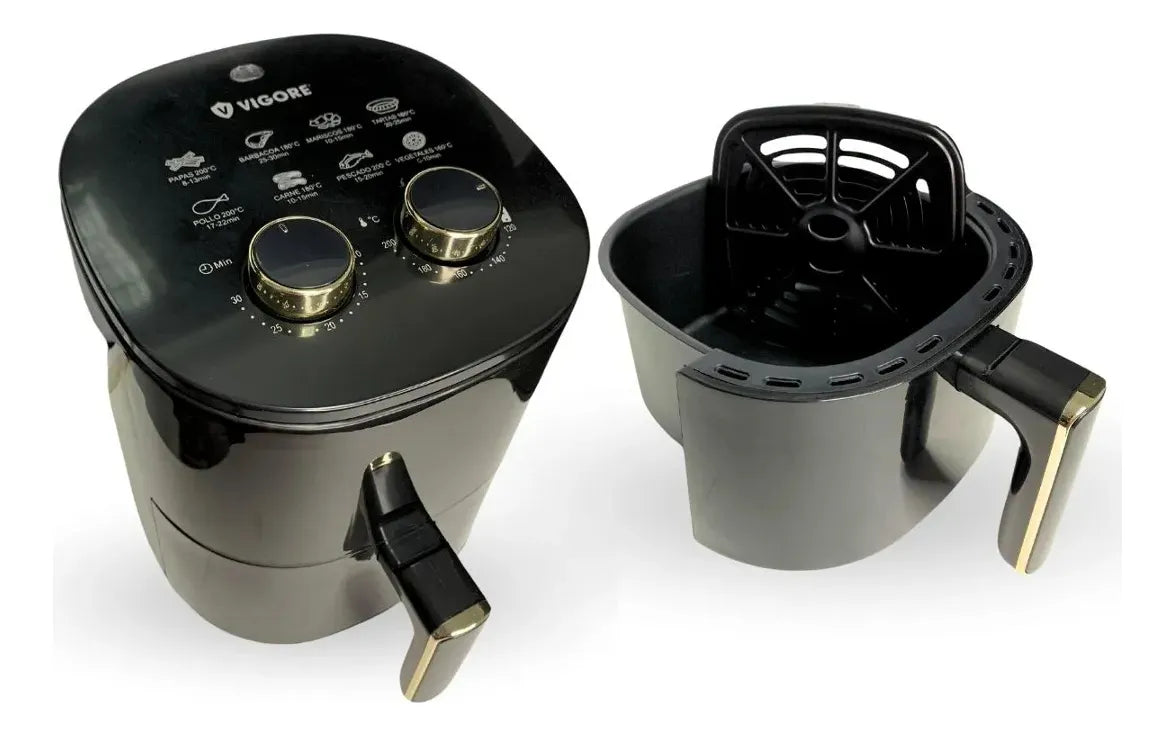 Freidora De Aire Sin Aceite 4 Litros 1050w Vigore