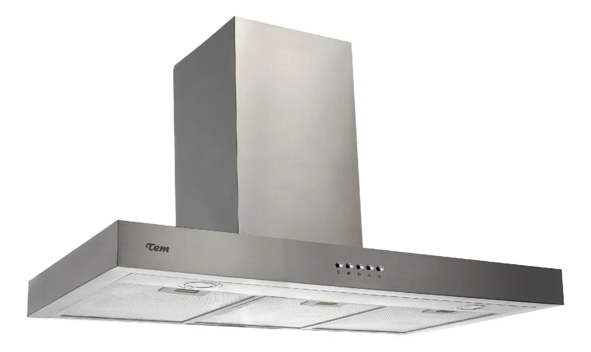 Campana Extractora Tem T1ech T 90ss Ancho 90cm Plateado