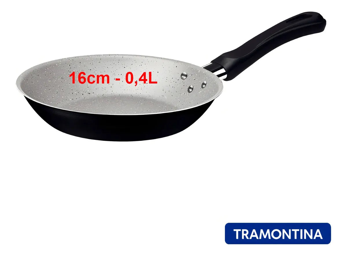 Juego De Sartenes Tramontina Caribe 20297909, Color Negro