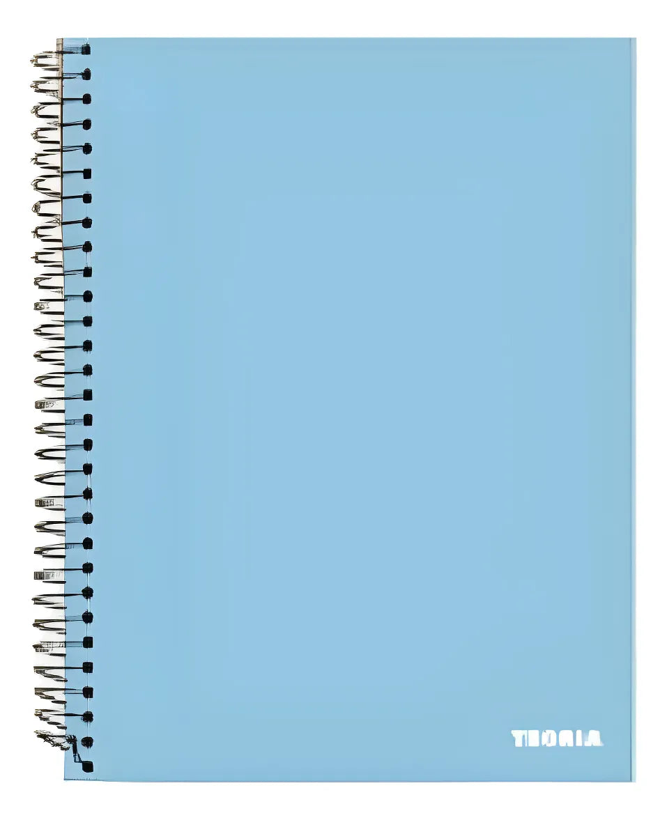 Libreta Cuaderno Espiral 96 Hojas Rayadas Vibra Color Teoría