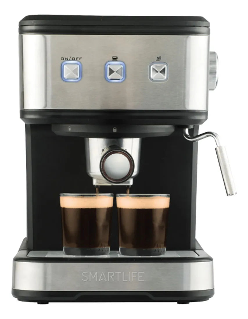 Cafetera Espresso Smartlife Sl-ec8501 Espumador Filtro Inox