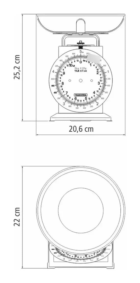 B scula Anal¢gica De Cocina Adatto De Acero Inoxidable