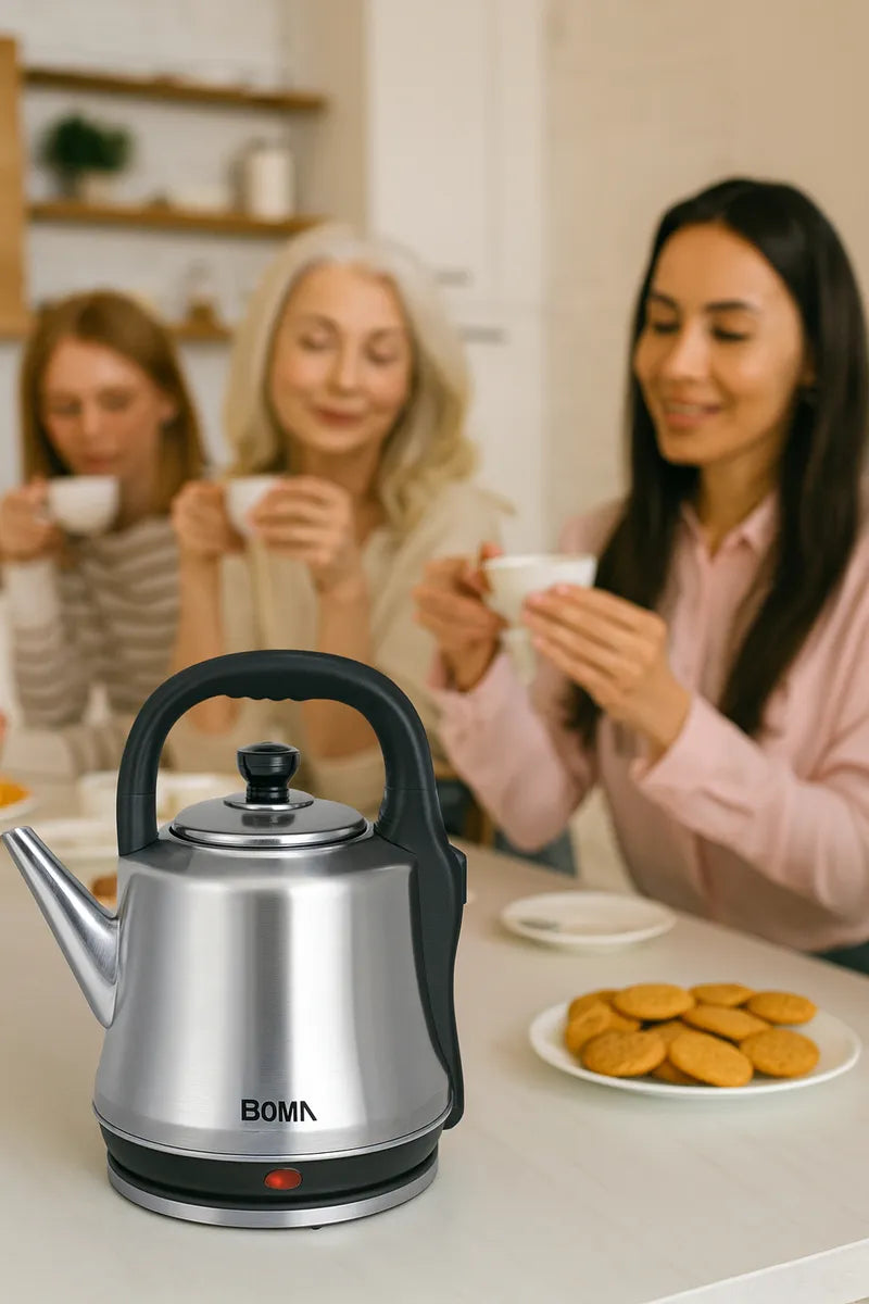 Jarra Tetera Electrica Boma Ace Inox 1.2l 1500w Automatica