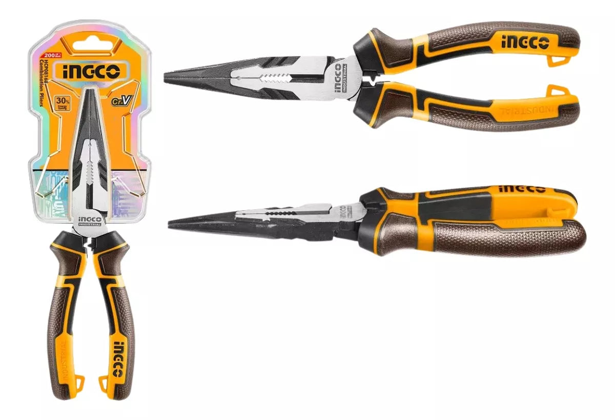 Pinza Punta Fina 6 Energy Saving 30% Cr-v Ingco Hhlnp28160
