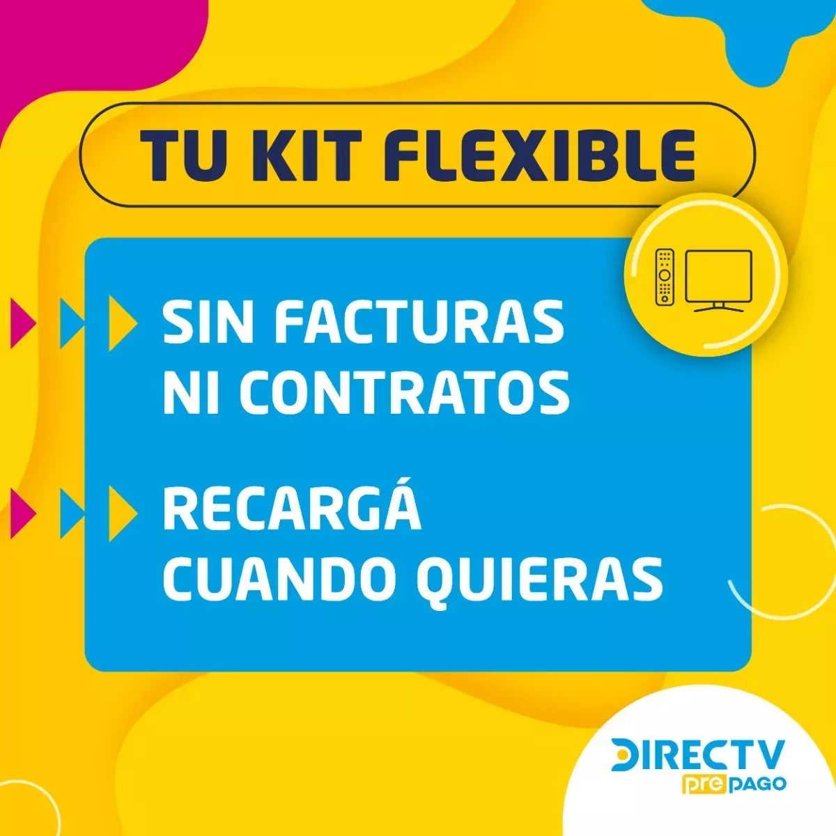 Kit Antena Directv Pre Pago Satelital Hd