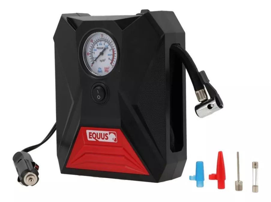 Compresor Inflador De Neum ticos 12v C/luz Led Equus