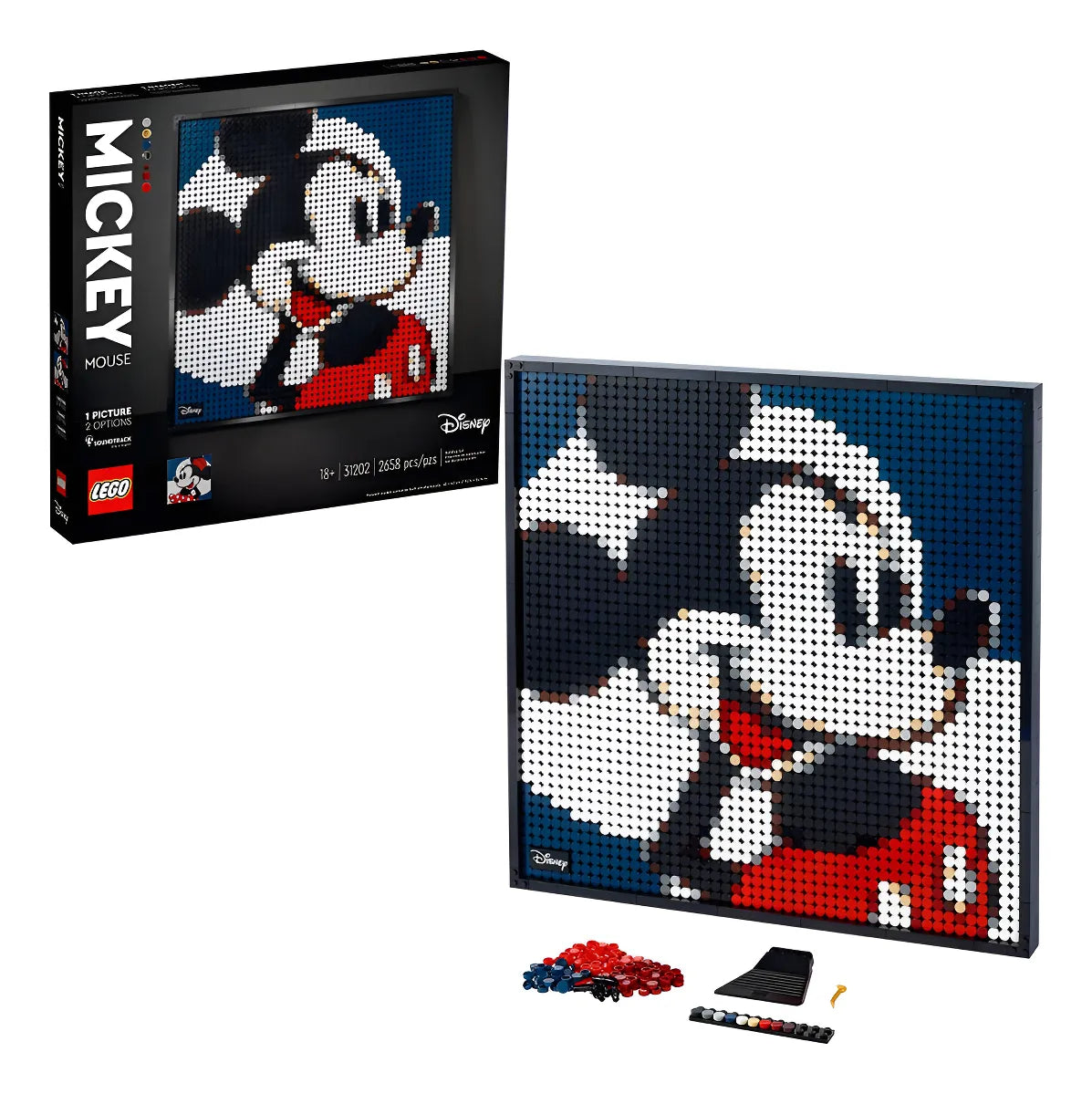 Kit De Construcción Lego Art Disney Mickey Mouse 31202