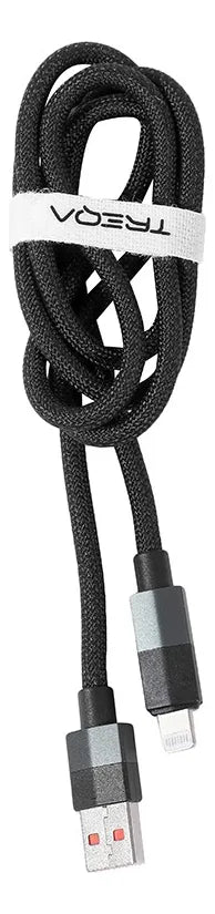 Cable Trenzado Treqa De Carga Celular 1 Metro Usb Lightning