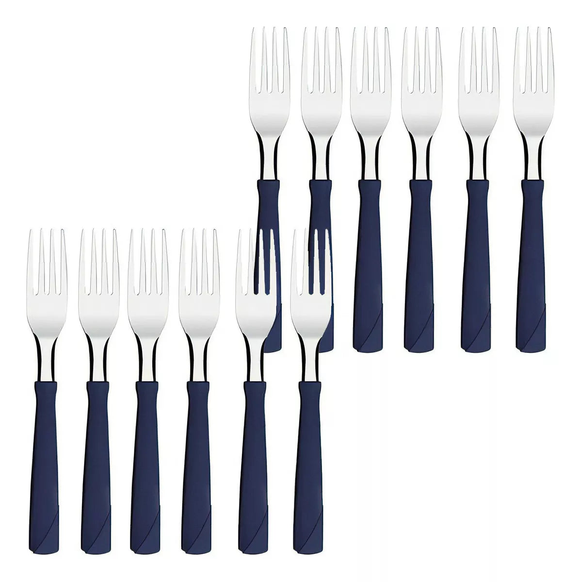 Tenedor Mesa Tramontina Mango Plastico New Kolor X 12 Unidad