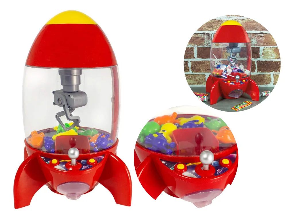 Maquina Con Garra Cohete Con Sonido Y Luces 32x23cm