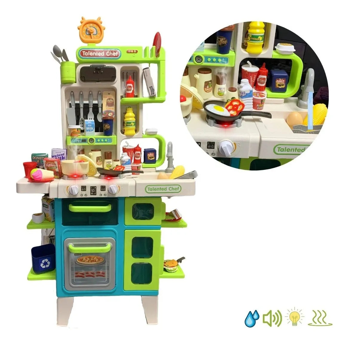 Juego De Cocina Set Completo Para Niñas Y Niños Infantil