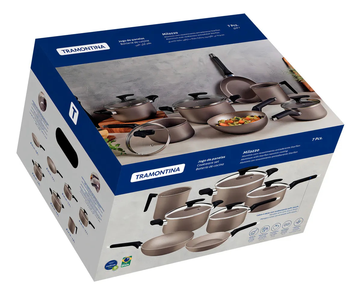 Juego De Utensilios De Cocina Tramontina Milazzo Almond