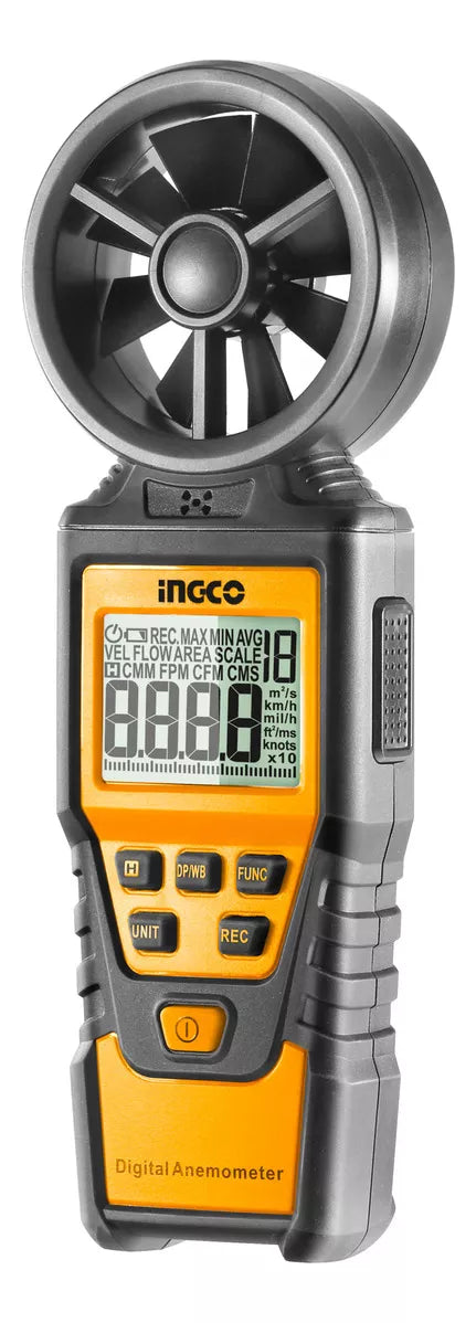 Anemometro Digital Medidor Vel Viento Ingco Hetan01