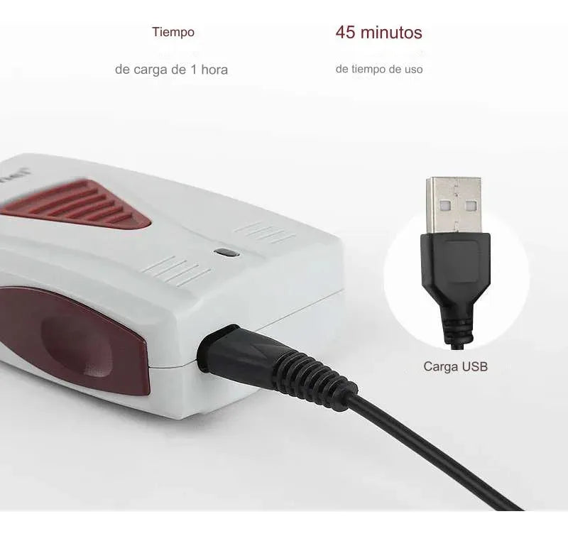 Rasuradora Corta Pelo Recargable Kemei Km-3382 Potencia 3w