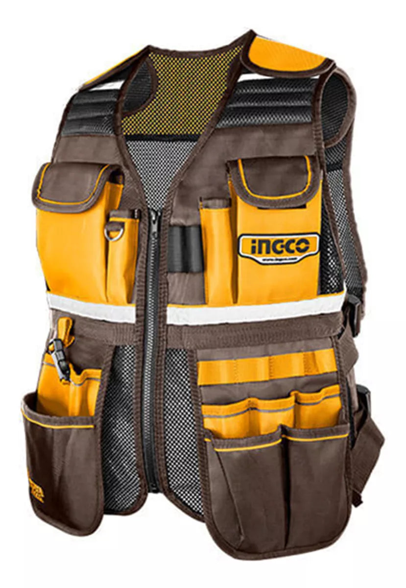 Chaleco Coleto Porta Herramientas Industrial Ingco Htvt09028
